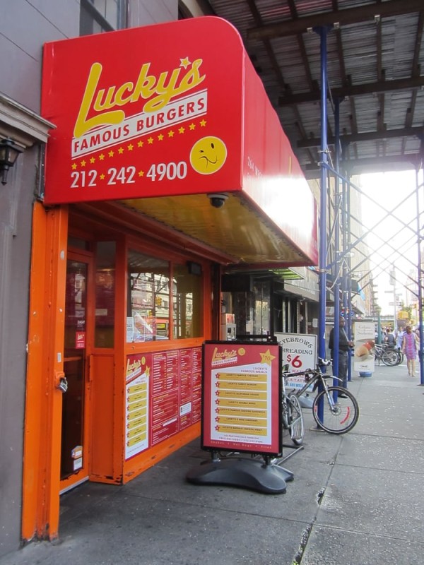 Luckys Famous Burgers In Nyc Reviews Menu Reservations Delivery