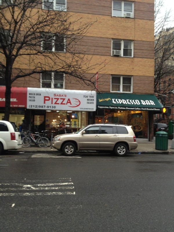 Saba’s Pizza in NYC reviews, menu, reservations, delivery, address in