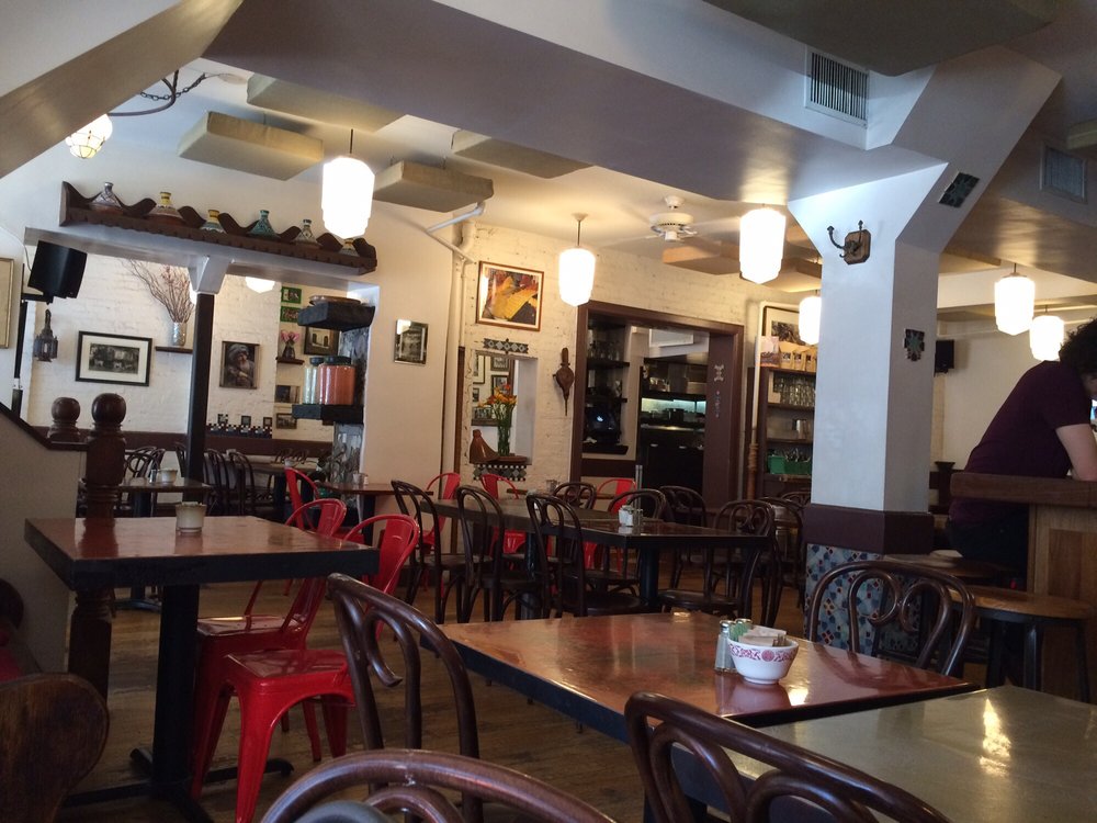 Cafe Mogador in NYC reviews, menu, reservations, delivery, address in