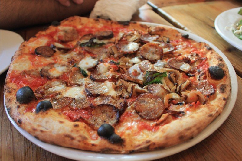 Siciliana Pizza @ Dellarocco's Brick Oven Pizza on Eaten