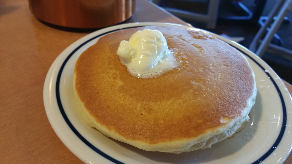 New York cheesecake pancakes IHOP., Ula